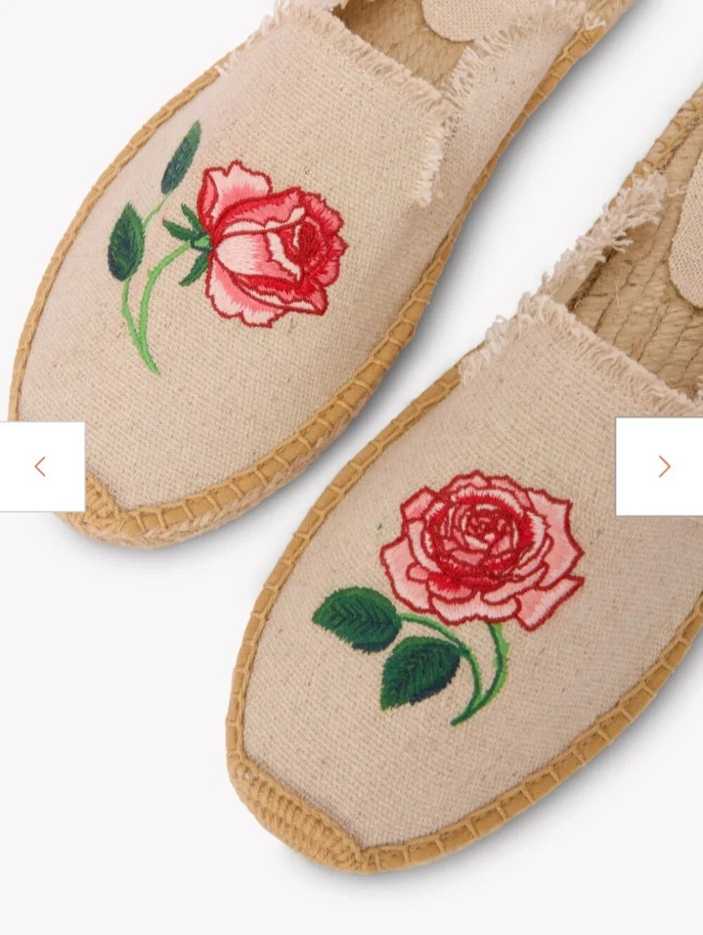 NWT Soludos The Smoking Mule Vogue Roses Sz.7